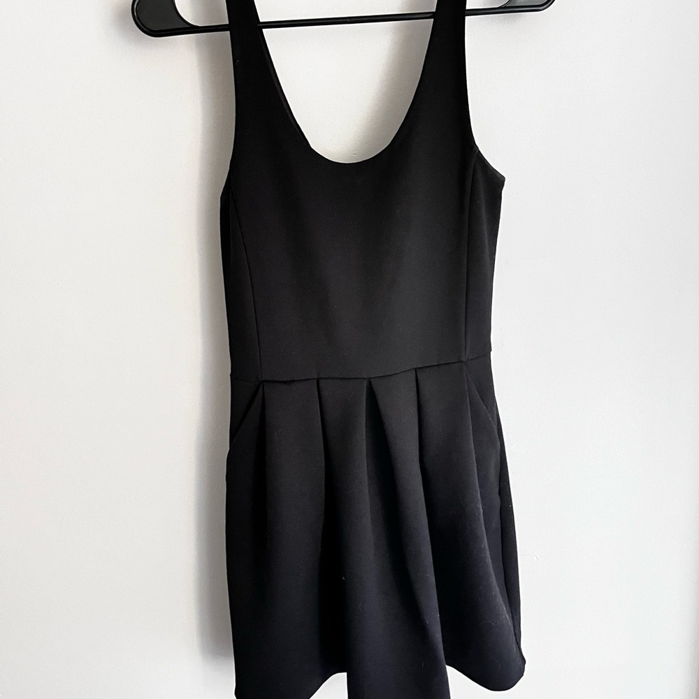 Aeropostale Black Scoop-Neck Mini Dress
